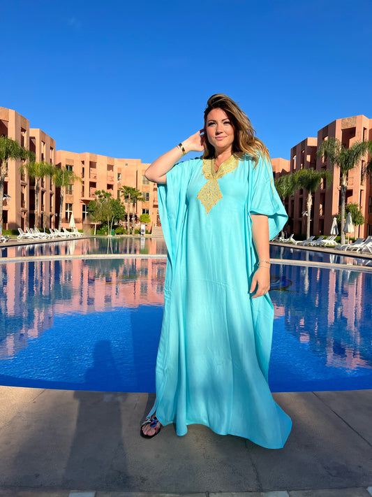 Robe Marrakech turquoise